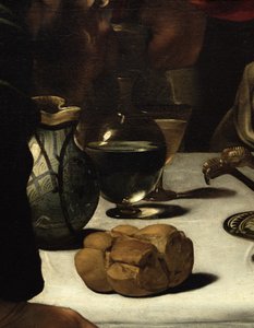 La Cena di Emmaus, 1601 (dettaglio) da Michelangelo Merisi Caravaggio